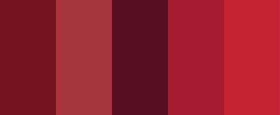 Crimson Night palette