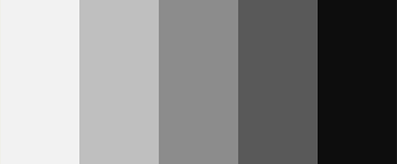 Cloudy day - a gloomy or gray color palette