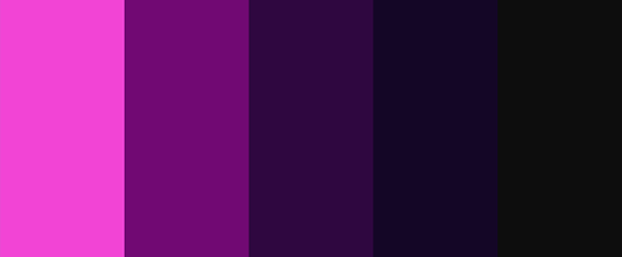Violet depth is a beautiful and dark color palette with shades of purple