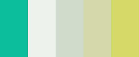 Feel the amazing softness of the pastel palette with its gentle shades of blue and light green.