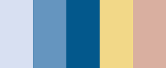 Ластівка у полі - це набір ніжних та блакитних кольорів, які ви можете використати у своїх проектах