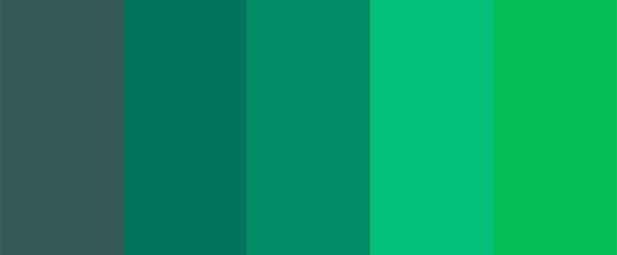 Це магічна симфонія зелених відтінків, яка створює ефект монохромної краси. Ця палітра витворяє малюнок, схожий на чудове північне сяйво.