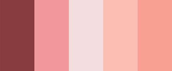 Монохромний витвір кольору, де відтінки рожевого втілюються у магічні назви, що лунають як заклинання у форматі HEX