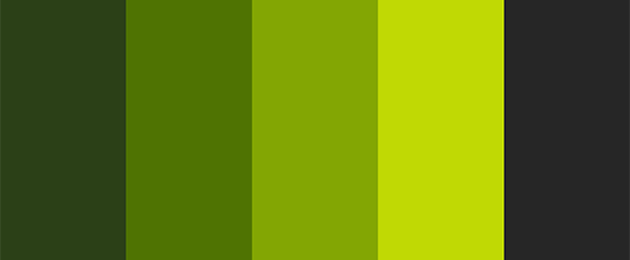 Ця палітра дозволяє вам зануритися у світ різноманітних зелених відтінків, де кожен колір вражає своєю унікальною назвою та HEX-форматом